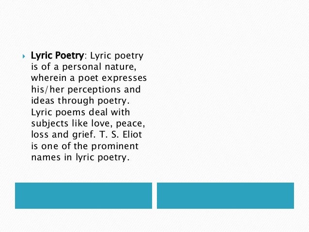 what is a lyric poem called which of these poems is an example of lyric poetry